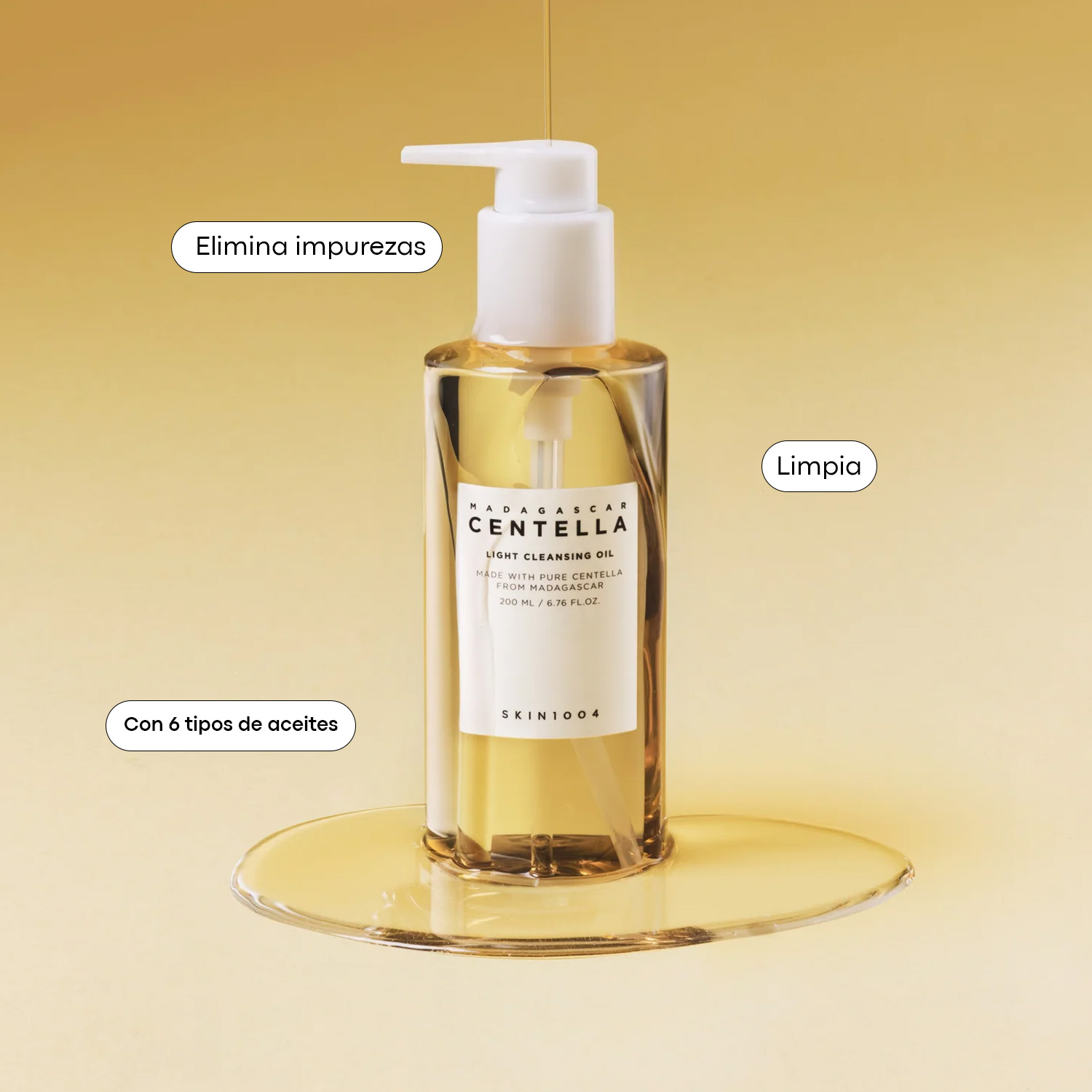 SKIN1004 MADAGASCAR CENTELLA LIGHT CLEANSING OIL (ACEITE LIMPIADOR MULTIFUNCIONAL)